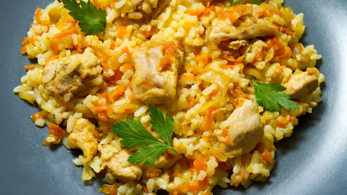 Liofilizat Travellunch: bezglutenowe risotto z kurczakiem i warzywami